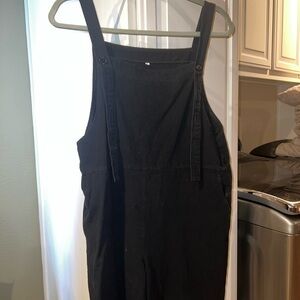 Classic Black Overalls